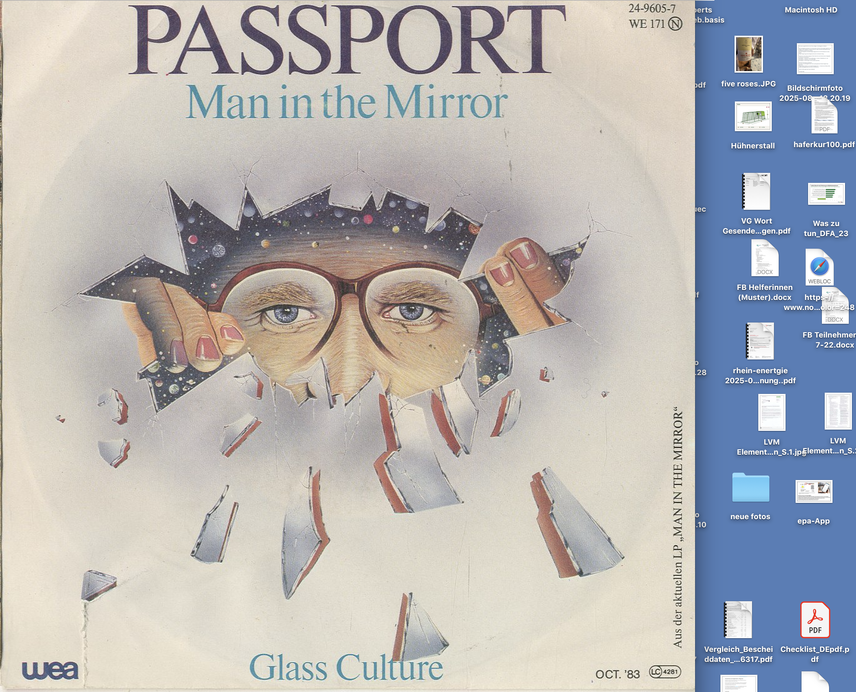 Albumcover Passport (Klaus Doldinger) - Man In The Mirror / Glass Culture