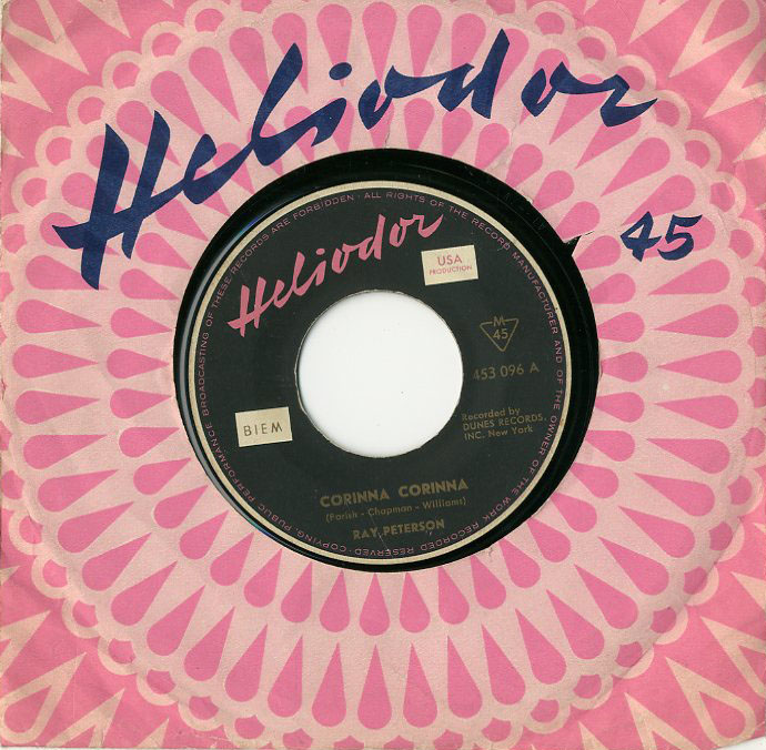 Albumcover Ray Peterson - Corinna Corinna / Be My Girl