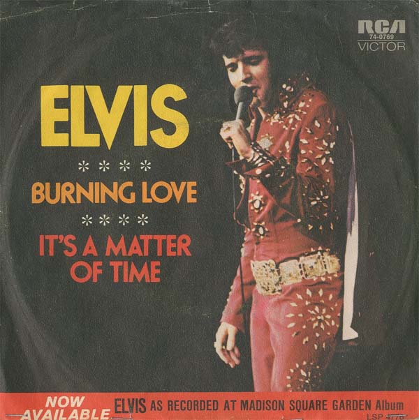 Albumcover Elvis Presley - Burning Love / Its A Matter of Time