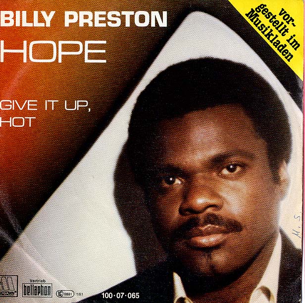 Albumcover Billy Preston - Hope / Give It Up Hot