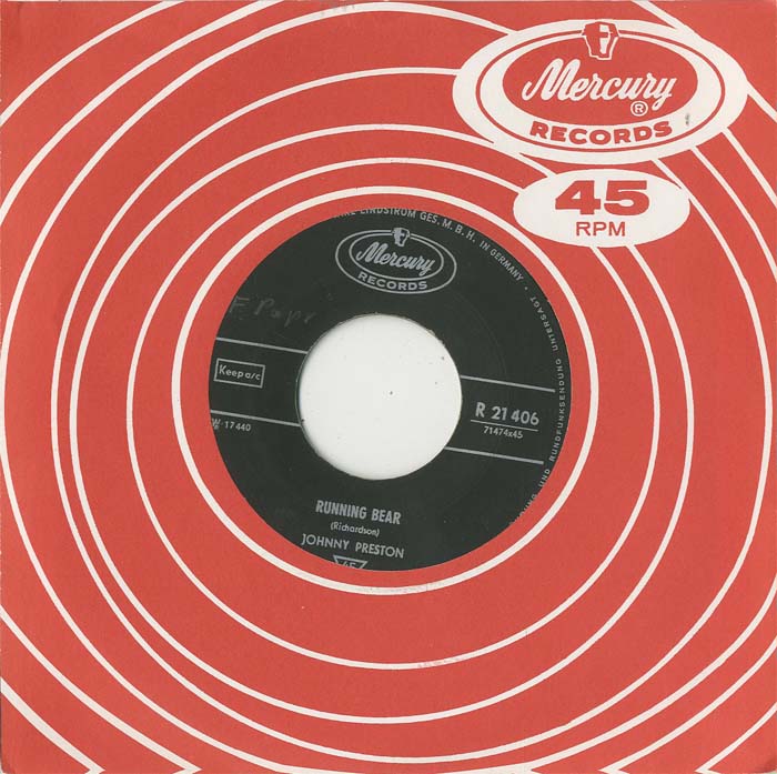 Herberts Oldiesammlung Secondhand LPs Johnny Preston Running Bear