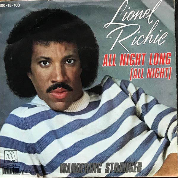 Albumcover Lionel Richie - All Night Long / Wandering Stranger