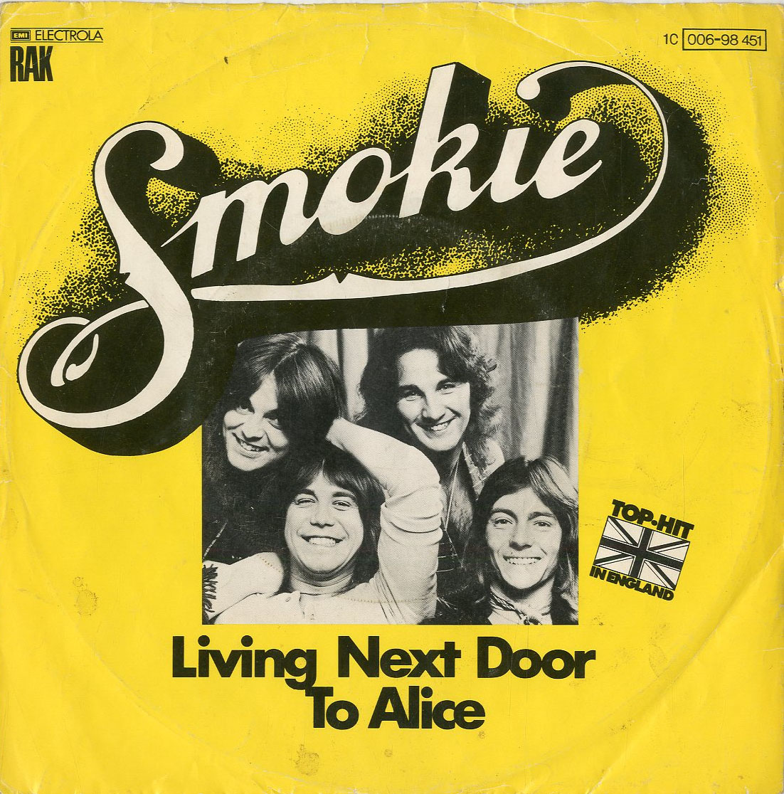 Albumcover Smokie - Living Next Door To Alice / Run To You (NUR COVER)