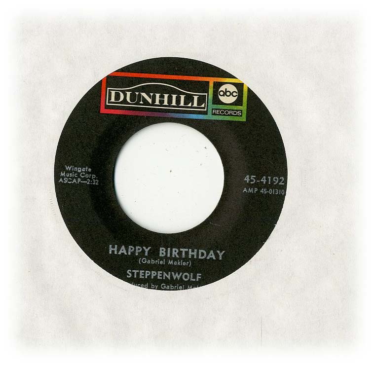 Albumcover Steppenwolf - Its Never Too Late / Happy Birthday