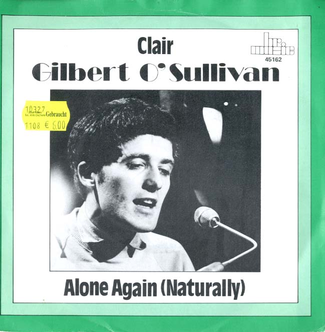 Albumcover Gilbert O´Sullivan - Clair / Alone Again (Naturally)