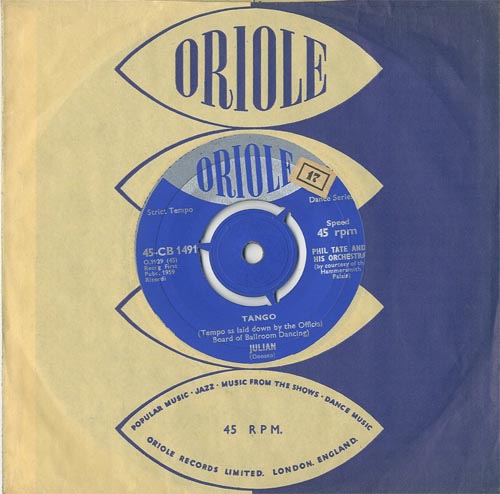 Albumcover Phil Tate - Dream (Foxtrott) / Julian (Tango)