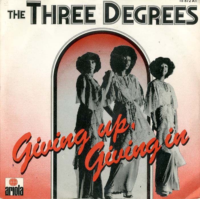 Albumcover The Three Degrees - Giving Up Giving In / Giving Up Giving In