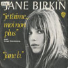 Cover: Jane Birkin - Je t´aime... moi non plus (mit Serge Gainsbourg)/Jane B,