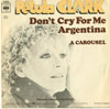 Cover: Petula Clark - Dont Cry For Me Argentina / A Carousel