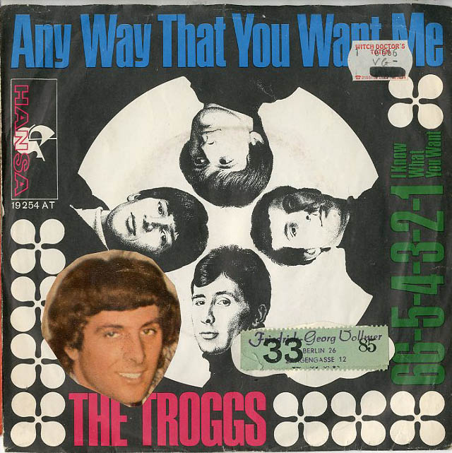 Albumcover The Troggs - Any Way That You Want Me / 66-5-4-3-2-1 (I Know What You Want)