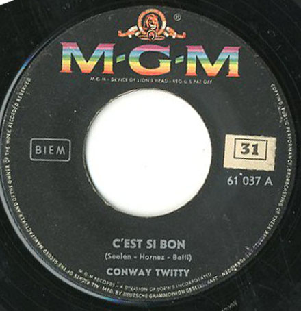 Albumcover Conway Twitty - C´est si bon / Dont You Dare Let Me Down