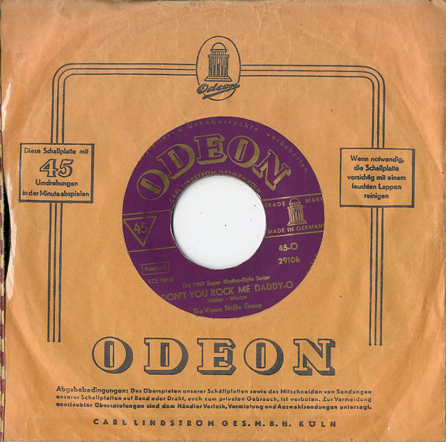 Albumcover The Vipers Skiffle Group - Dont You Rock Me Daddy-O / 10000 Years Ago