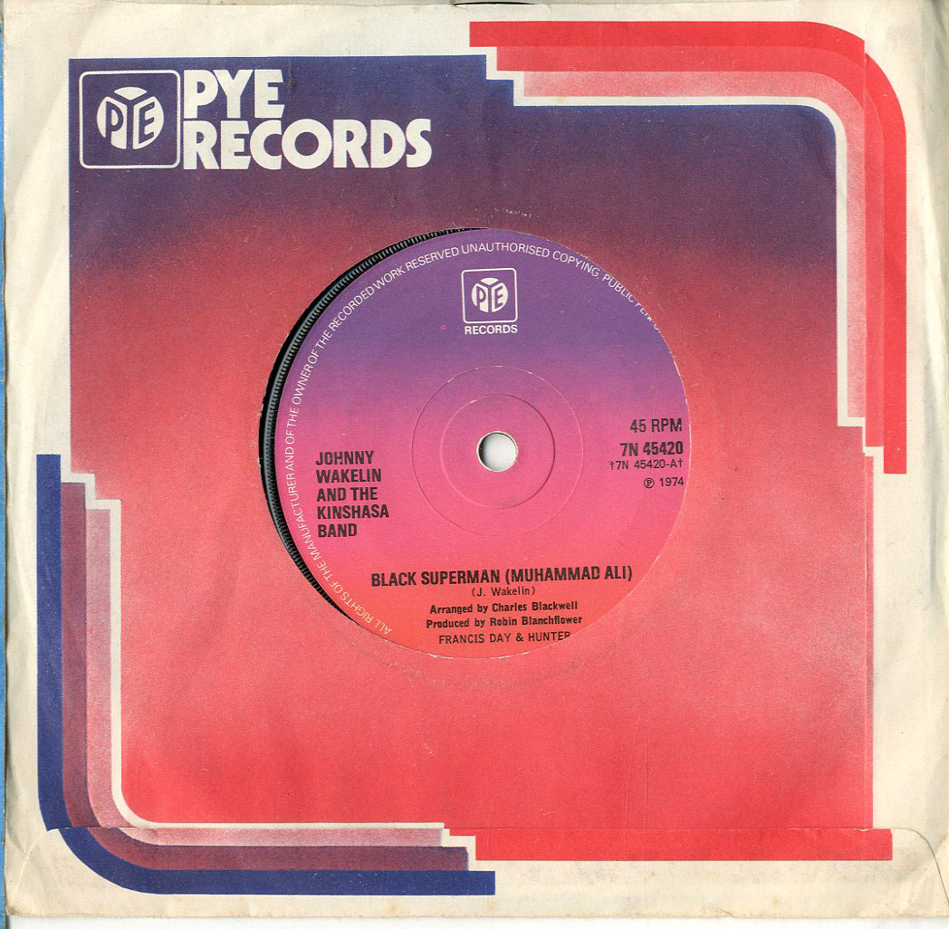 Albumcover Johnny Wakelin - Black Superman (Muhammad Ali) /  Bang The Drum