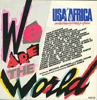 Albumcover USA for Africa - We Are The World /  Grace (Quincy Jones)