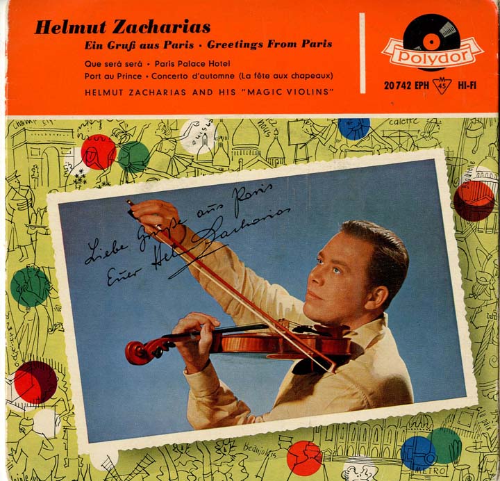Albumcover Helmut Zacharias - Ein Gruß aus Paris (EP)