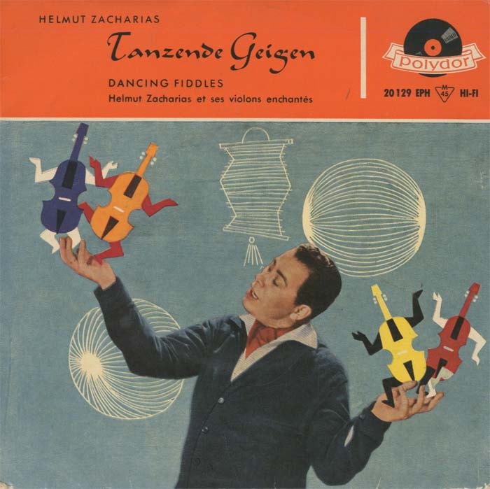 Albumcover Helmut Zacharias - Tanzende Geigen