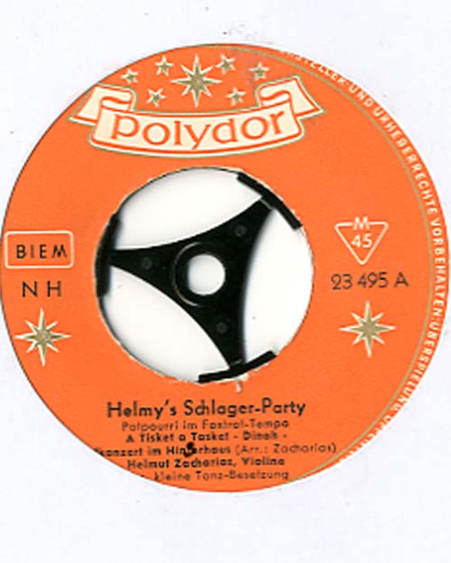 Albumcover Helmut Zacharias - Helmy´s  Schlager Party (EP)