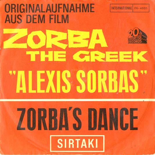 Albumcover Zorba the Greek - Zorba´s Dance / Sirtaki