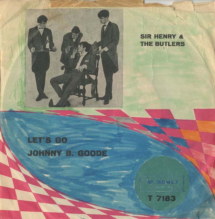 Albumcover Sir Henry and his Butlers - Lets Go (Oh Holly Golly) / Johnny B. Goode (By By Johnny)