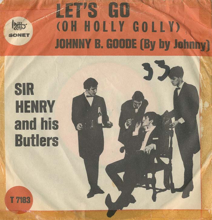 Albumcover Sir Henry and his Butlers - Lets Go (Oh Holly Golly) / Johnny B. Goode (By By Johnny) (Live)