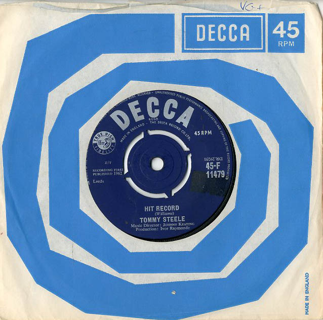 Albumcover Tommy Steele - Hit Record / What A Little Darlin