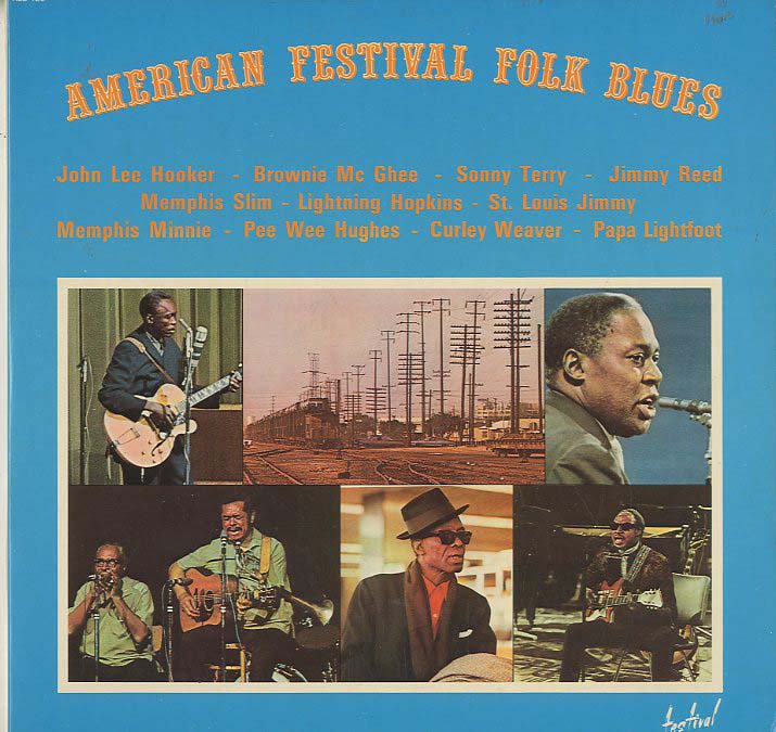 Albumcover Various Blues-Artists - American Festival Folk Blues (DLP)