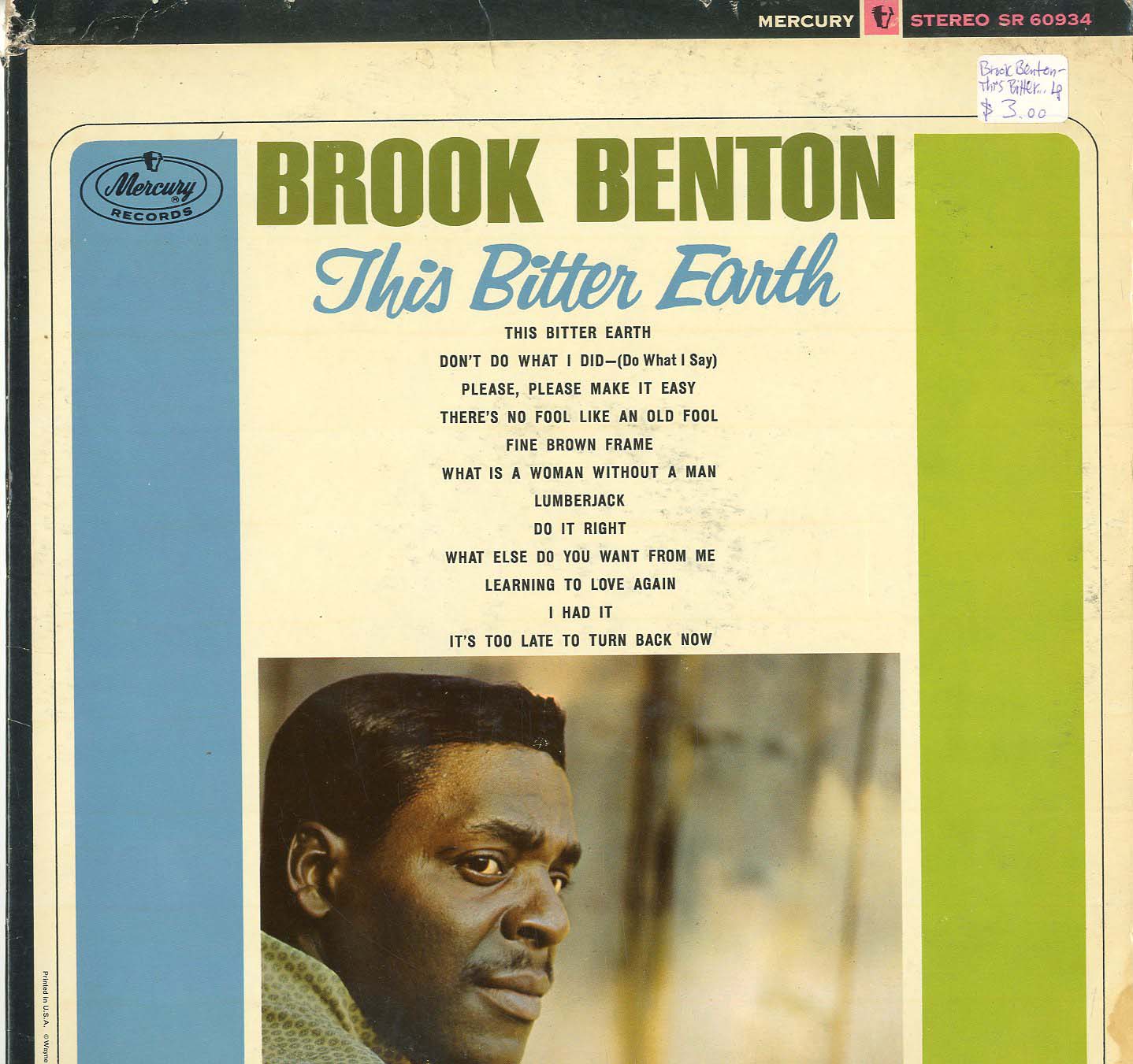 Albumcover Brook Benton - This Bitter Earth