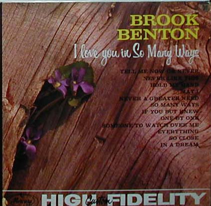 Albumcover Brook Benton - I Love You In So Many Ways