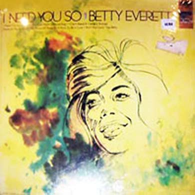 Albumcover Betty Everett - I Need You So