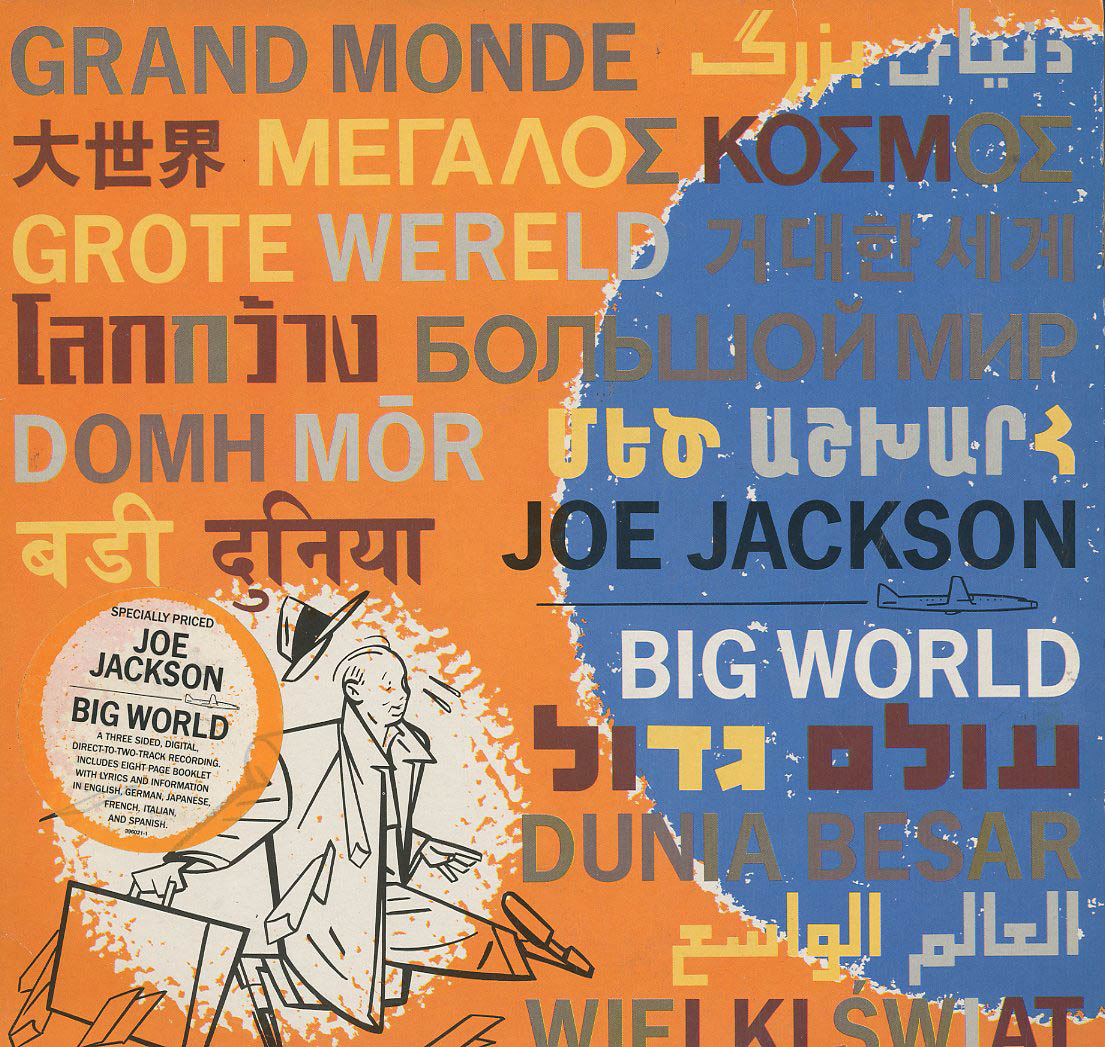 Albumcover Joe Jackson - Big World (3-Seiten-Doppel-LP)