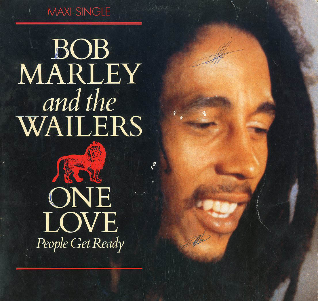 Albumcover Bob Marley - One Love - People Get Ready (7:00)*/ So much Trouble In the World / Keep On Moving (12" 45 RPM Maxi Single)