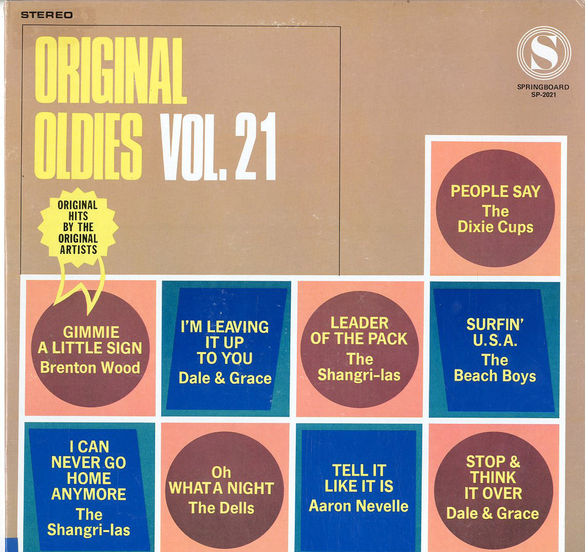 Albumcover Original Oldies (Springboard) - Original Oldies Vol. 21