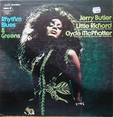 Albumcover Various R&B-Artists - Rhythm Blues & Greens: Jerry Butler,  Little Richard, Clyde McPhatter