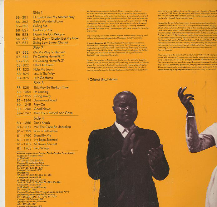 Herberts Oldiesammlung Secondhand LPs Staple Singers Stand By Me (DLP