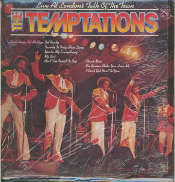 Albumcover The Temptations - Live at Londons Talk of The Town