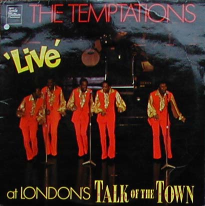 Albumcover The Temptations - Live at Londons Talk of The Town