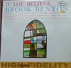 Cover: Brook Benton - If You Believe