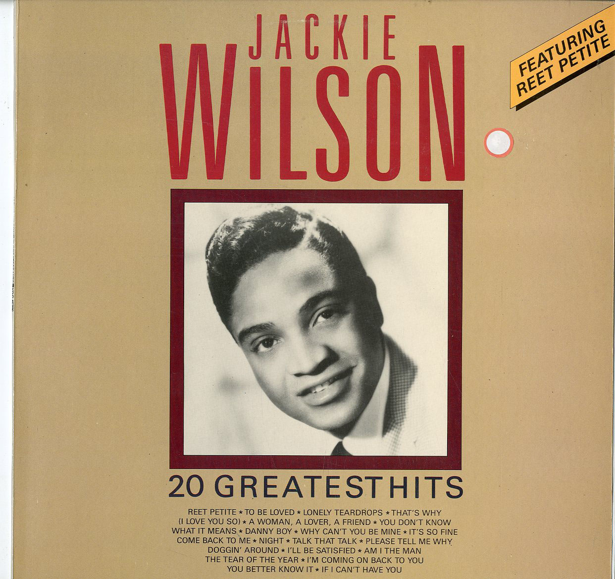 Albumcover Jackie Wilson - 20 Greatest Hits