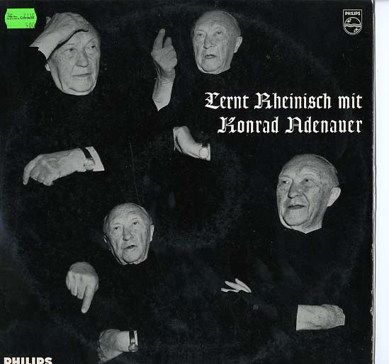 Albumcover Konrad Adenauer - Lernt Rheinisch mit Konrad adenauer