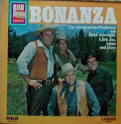Albumcover Bonanza - Ein Abend auf der Ponderosa mit Ben Cartwright, Little Joe, Adam und Hoss: