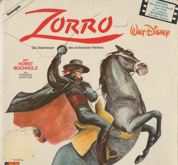 Albumcover Walt Disney Prod. - Zorro - Abenteuer des schwarzen Reiters