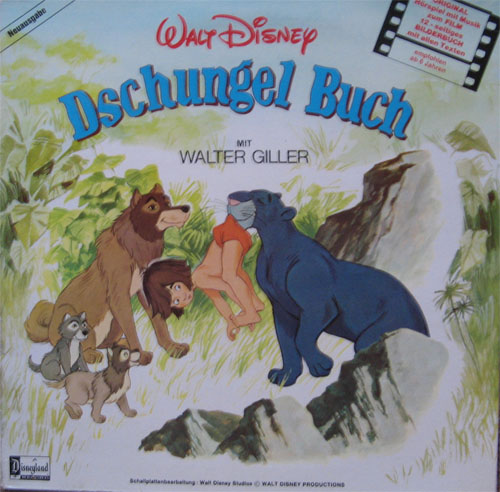 Albumcover Walt Disney Prod. - Dschungel Buch - Original Hörspiel mit Musik zum Film. Erzähler: Walter Giller