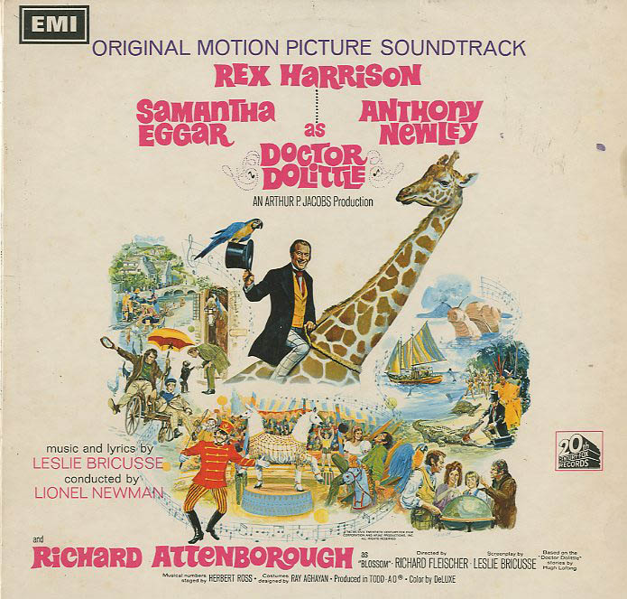 Albumcover Doctor Dolittle - Original Motion Picture Soundtrack mit Rex Harrison, Samantha Eggeert, Anthony Newley und Richard Attenborough,