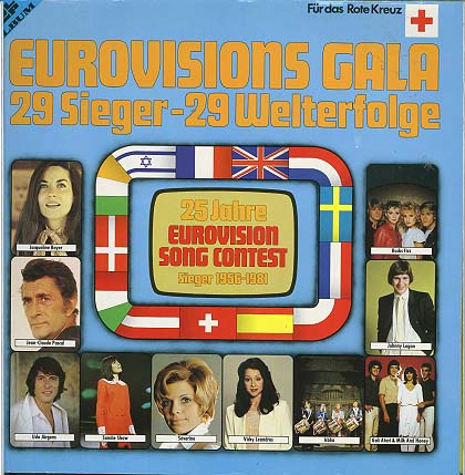 Albumcover Eurovision Song Contest - 25 Jahre Eurovision Song Contest  (DLP)