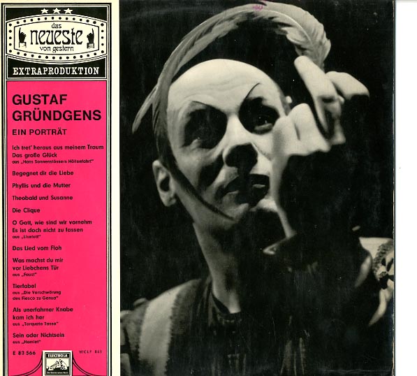 Albumcover Gustaf Gründgens - Das Neueste von gestern - Ein Portrait