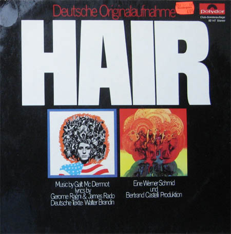 Albumcover Hair - Deutsche Originalaufnahme 
