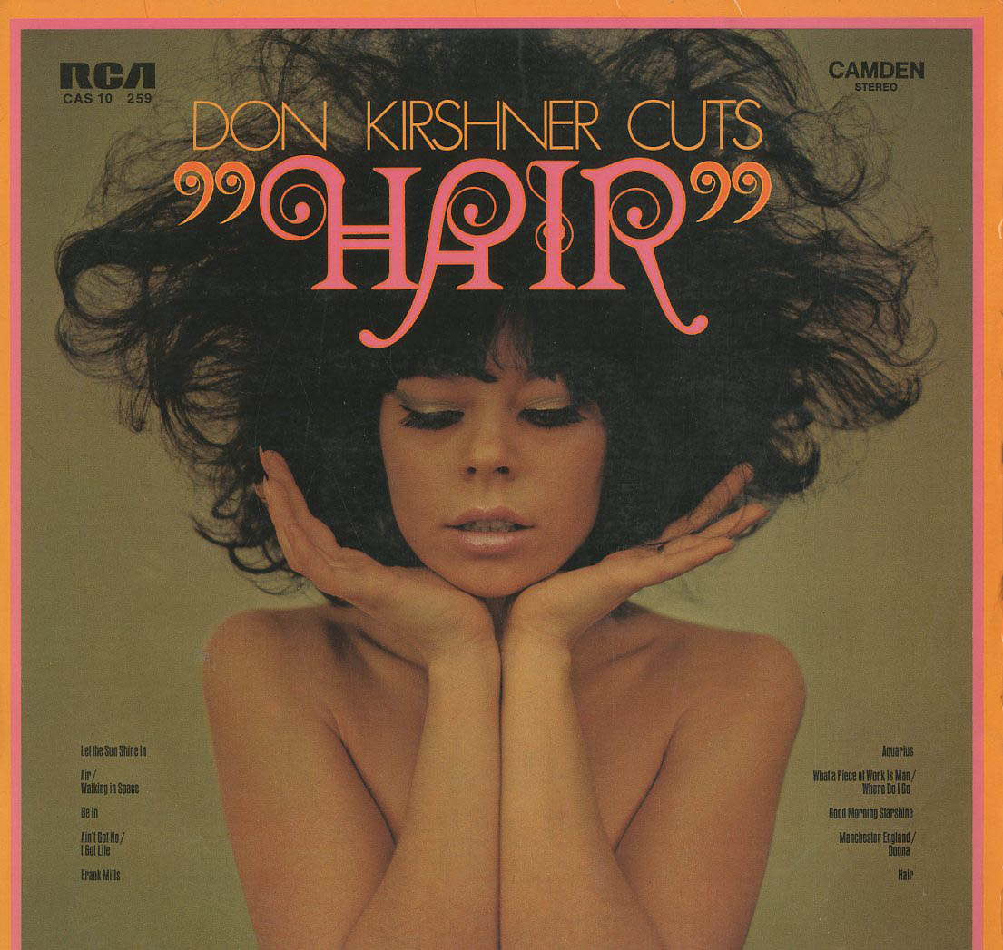 Albumcover Hair - Don Kirshner Cuts "Hair"