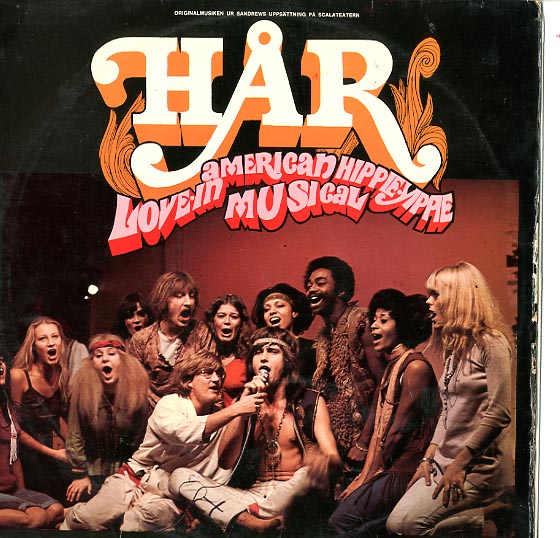 Albumcover Hair - Svensk Originalinspilig ov Hair