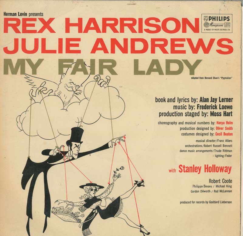 Albumcover My Fair Lady - Rex Harrison and Julie Andrews in the Broadway Production
