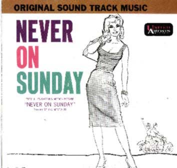 Albumcover Never On Sunday - Original Soundtrack Music